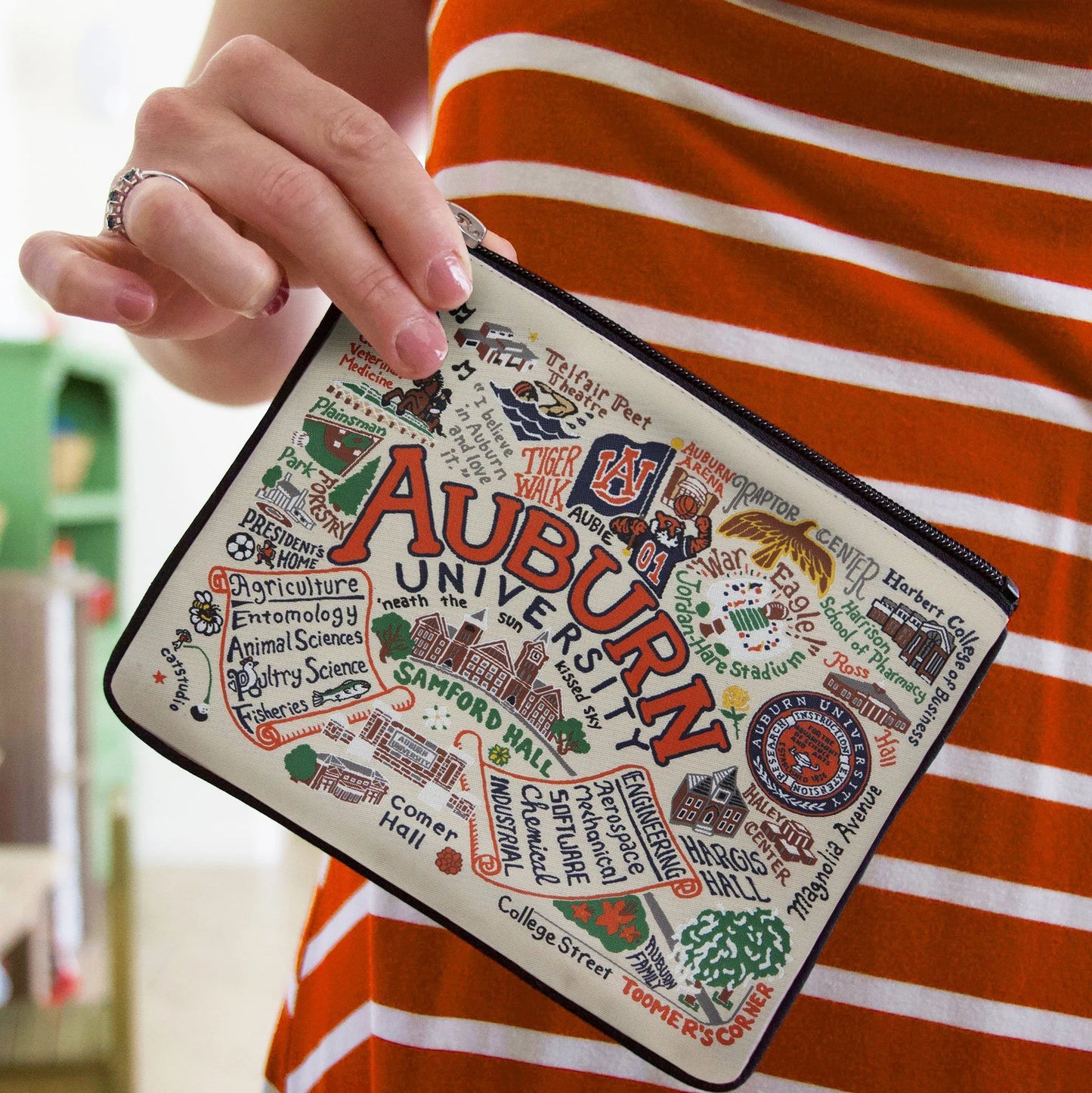 catstudio Auburn University Collegiate Zip Pouch