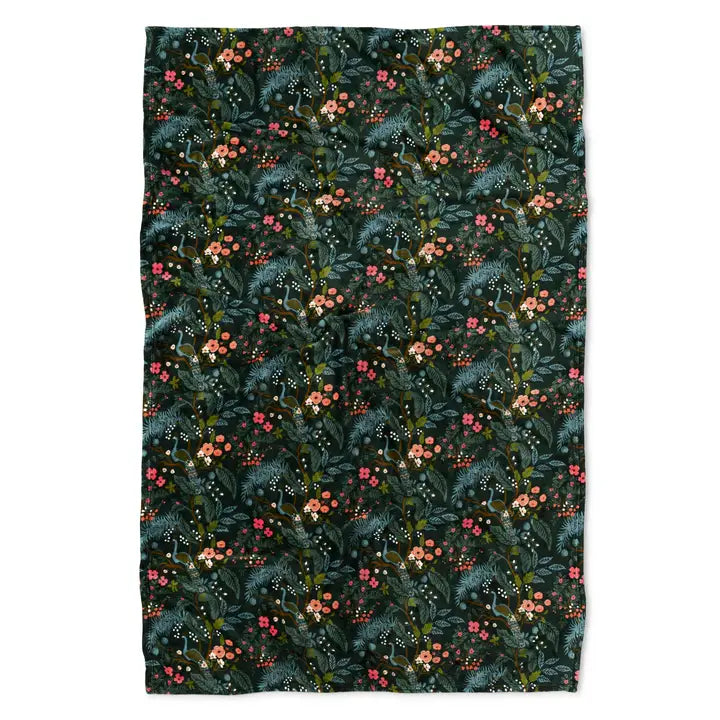 Rifle Paper Co. Peacock Fleece Blanket