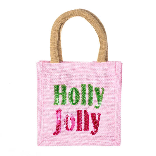 The Royal Standard Holly Jolly Sequin Petite Gift Tote