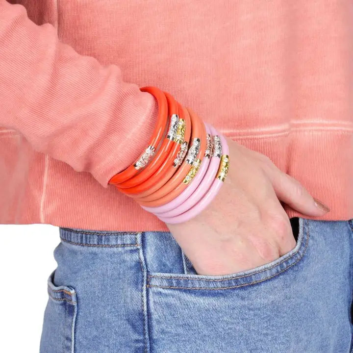 BuDhaGirl Three Kings All Weather Bangles® (Awb®) - Pink