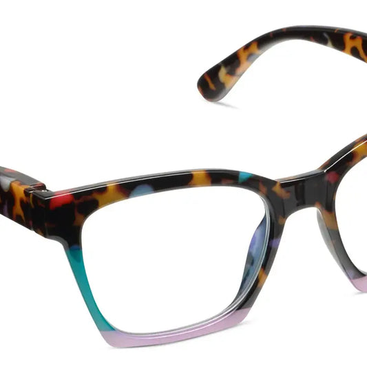 Peepers Birdie (Blue Light)-Peepfetti Tortoise Colorblock