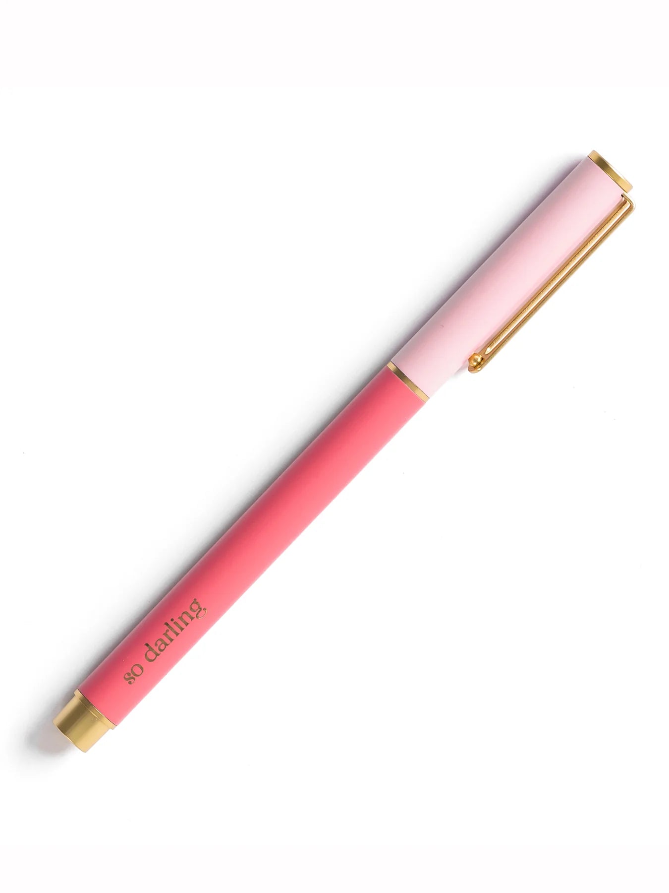 So Darling Snap Cap Pen | Colorblock Pink