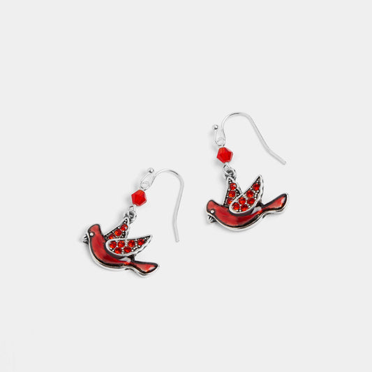 COCO + CARMEN Bedazzled Red Cardinal - Red