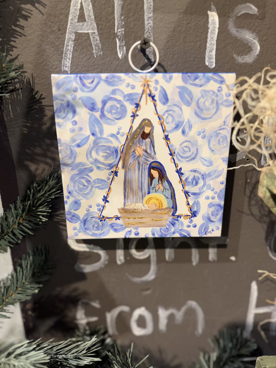 The Round Top Collection Mini Art Chinoiserie Holy Family