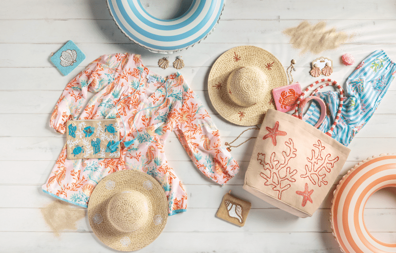 MUD PIE PEARLA COVERUP-ORANGE