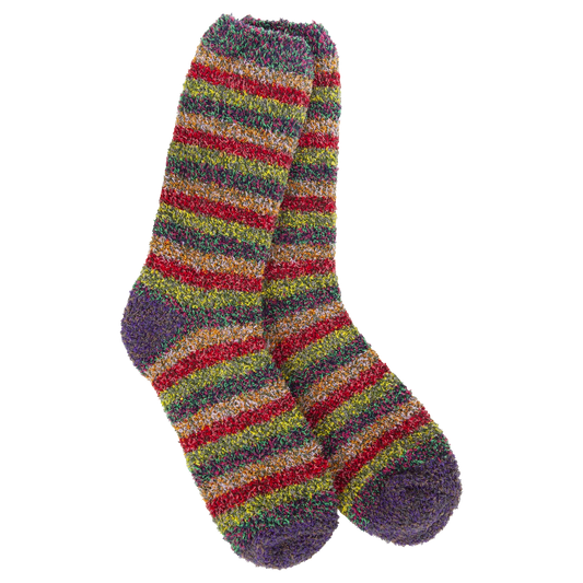 World's Softest Socks Cozy Crew Multi-Fall Multi