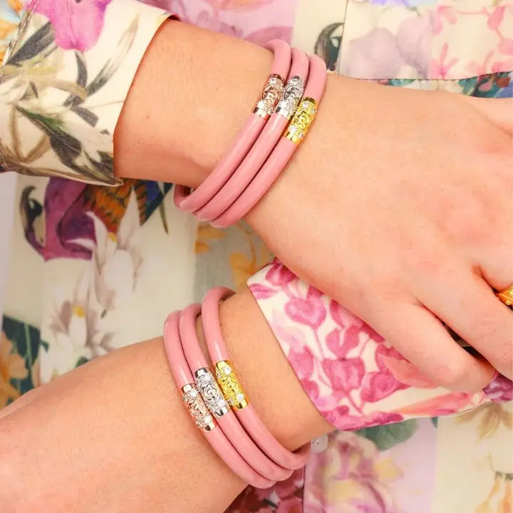 BuDhaGirl Three Kings All Weather Bangles® (Awb®) - Blush-Medium