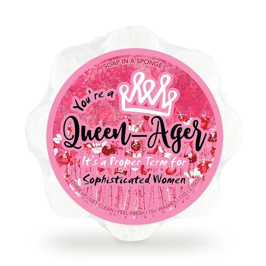 Caren You're A Queen-Ager Shower Sponge | Loved