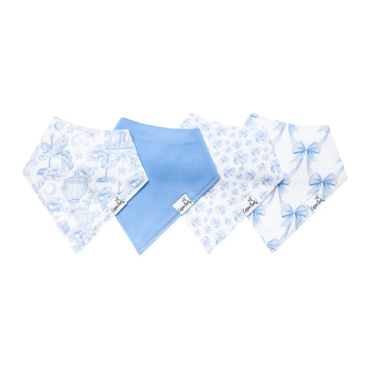 Copper Pearl 4 Pack Baby Bandana Bibs - Vintage Carnival