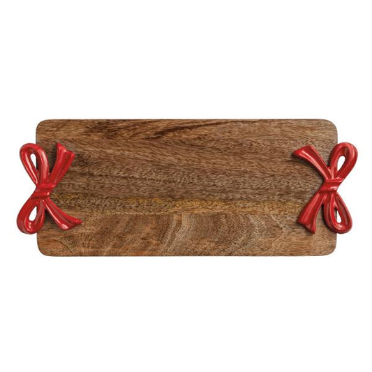 MUD PIE BOW HANDLE WOOD BOARD