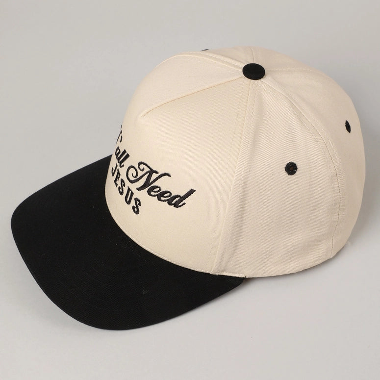 Y'all Need Jesus Lettering Embroidered Trucker Hat