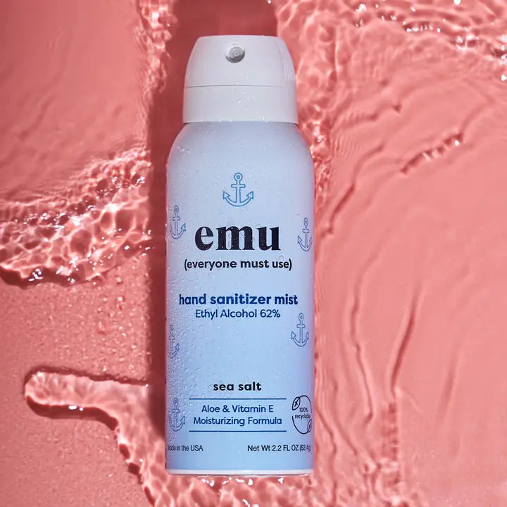 emu (everyone must use) Sea Salt Moisturizing Sanitizer Mist 2.2oz