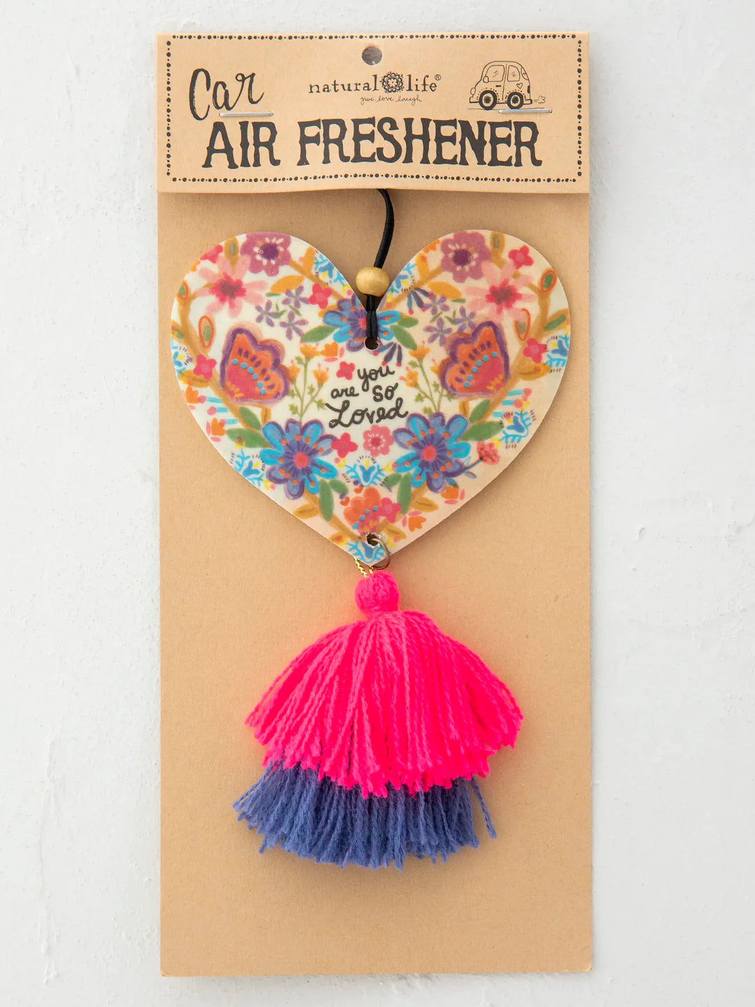 Natural Life Car Air Freshener-You Are So Loved