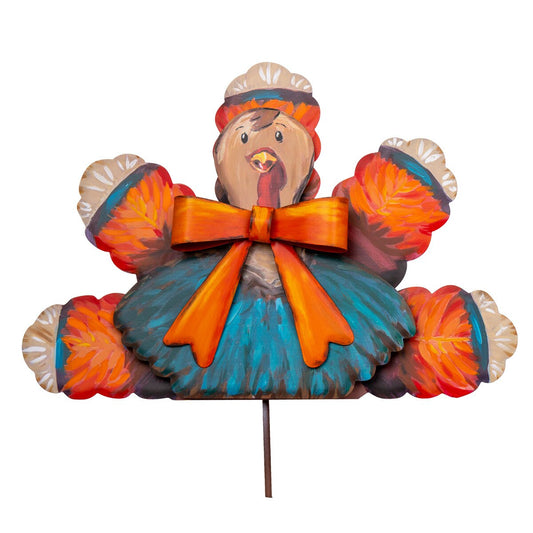 The Round Top Collection Artful Turkey with Bow