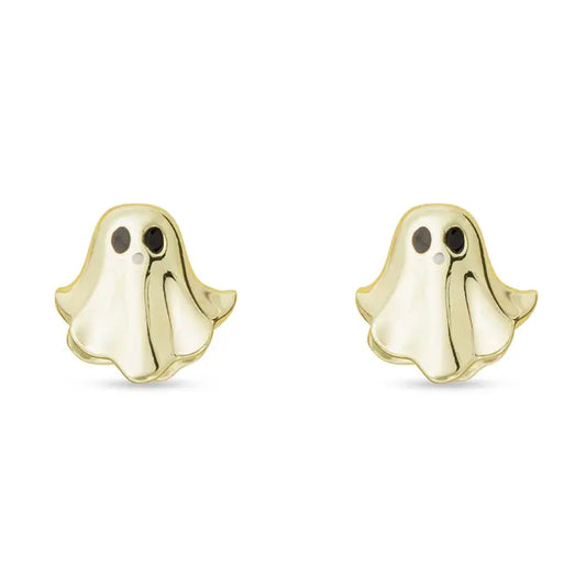 Amanda Blu Gold 3D Ghost Stud Earring