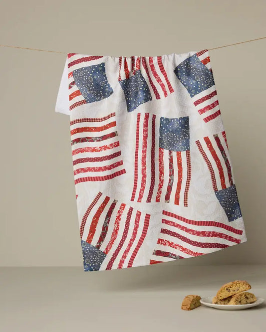 Geometry Patchwork Pride Tea Towel