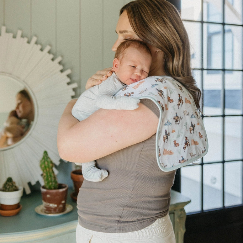 Copper Pearl Premium Burp Cloths - Boone