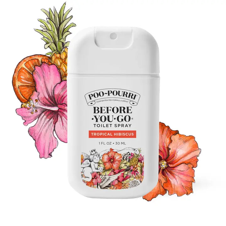 Poo~Pourri - 1oz Pocket Sprayer - Tropical Hibiscus
