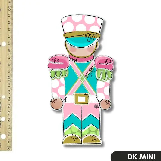 DK Designs Pink & Teal Solider Mini