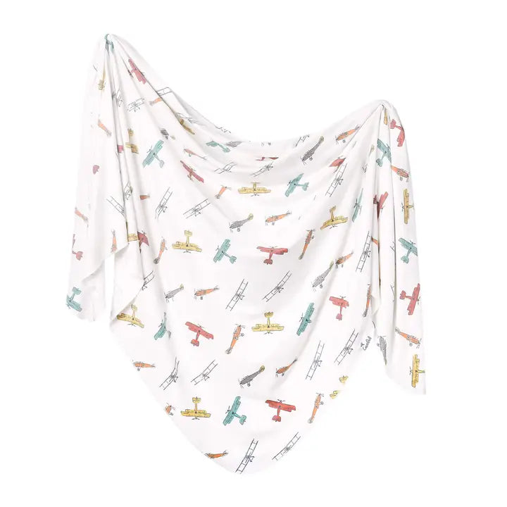 Copper Pearl Knit Swaddle Blanket - Ace