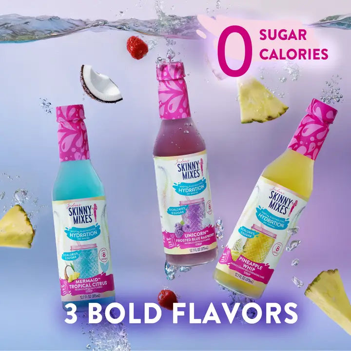 Jordan's Skinny Mixes Sugar Free Unicorn Hydration Syrup with Electrolytes 375 Ml