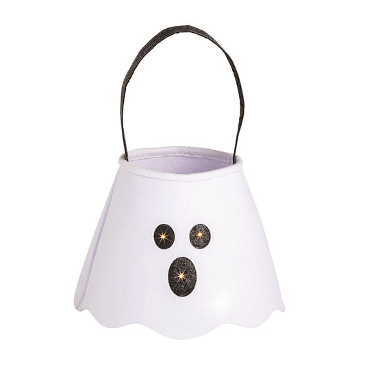 Mud Pie  Ghost Led Treat Bucket