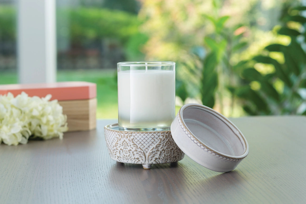 2-in-1 Fragrance Warmer Vintage White