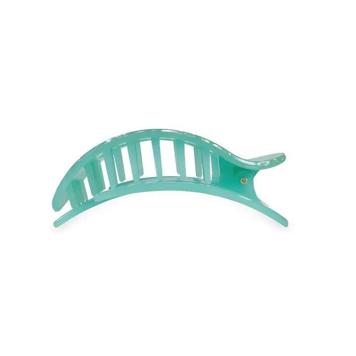 Teleties Flat Round Hair Clip | Medium | Spring Splash