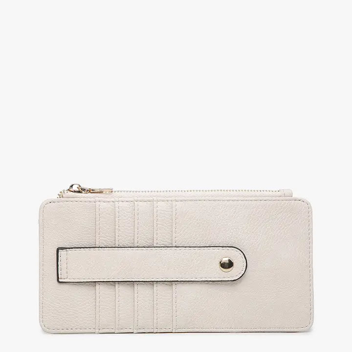 Jen & Co. Saige Slim Card Holder Wallet-Cotton