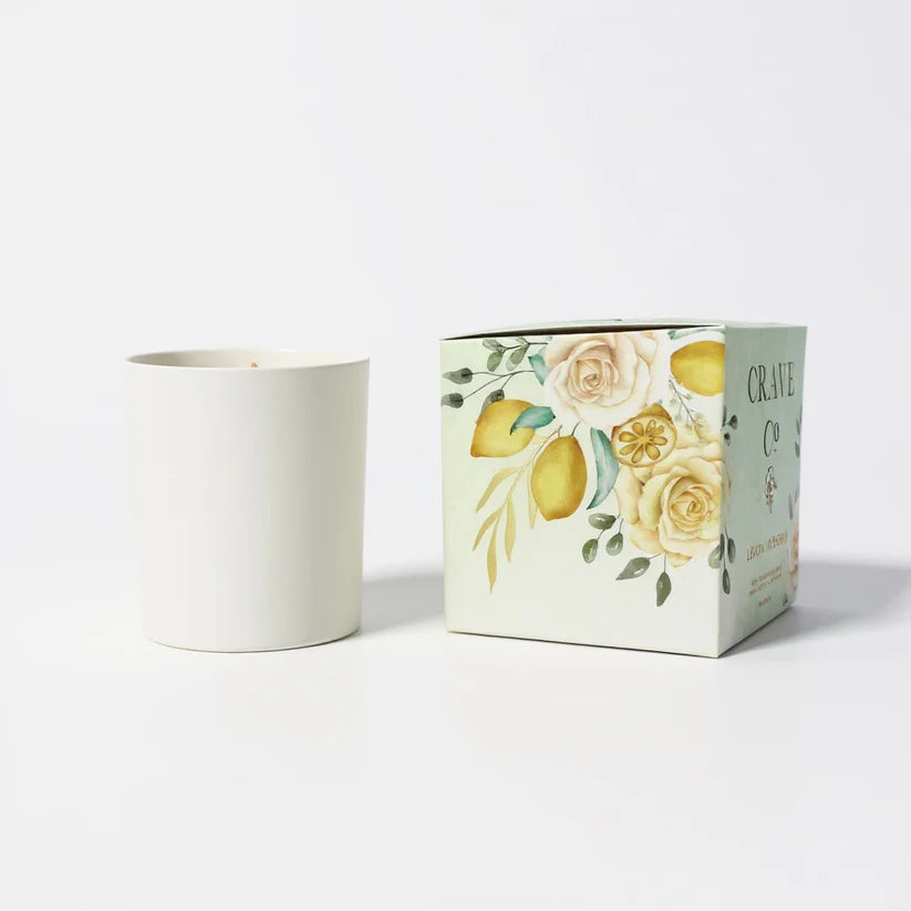 Crave Co. Lemon Verbena Boxed Candle