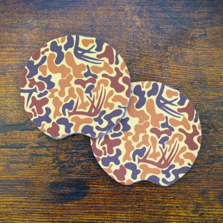 Scent South Antler Camo - Car Coaster