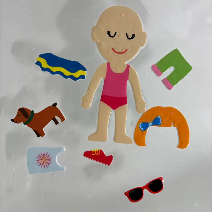 Dress Up Colour Changing Bath Book & Sticker in Header