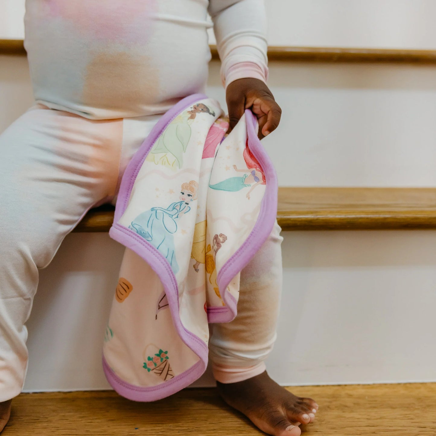 Copper Pearl Disney Princess Three-Layer Security Blanket Set