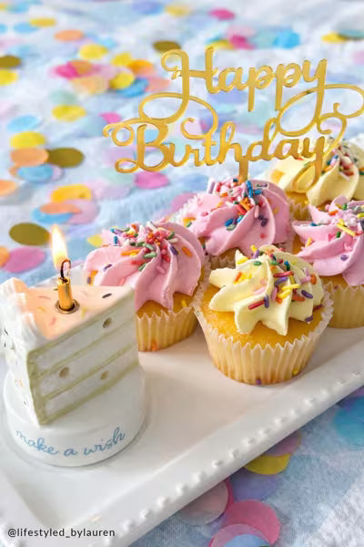MUD PIE CAKE CANDLE HOLDER LIGHT-UP SITTER