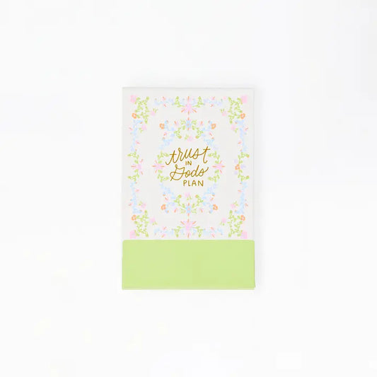 Mary Square Flip Notepad | Trust in God's Plan