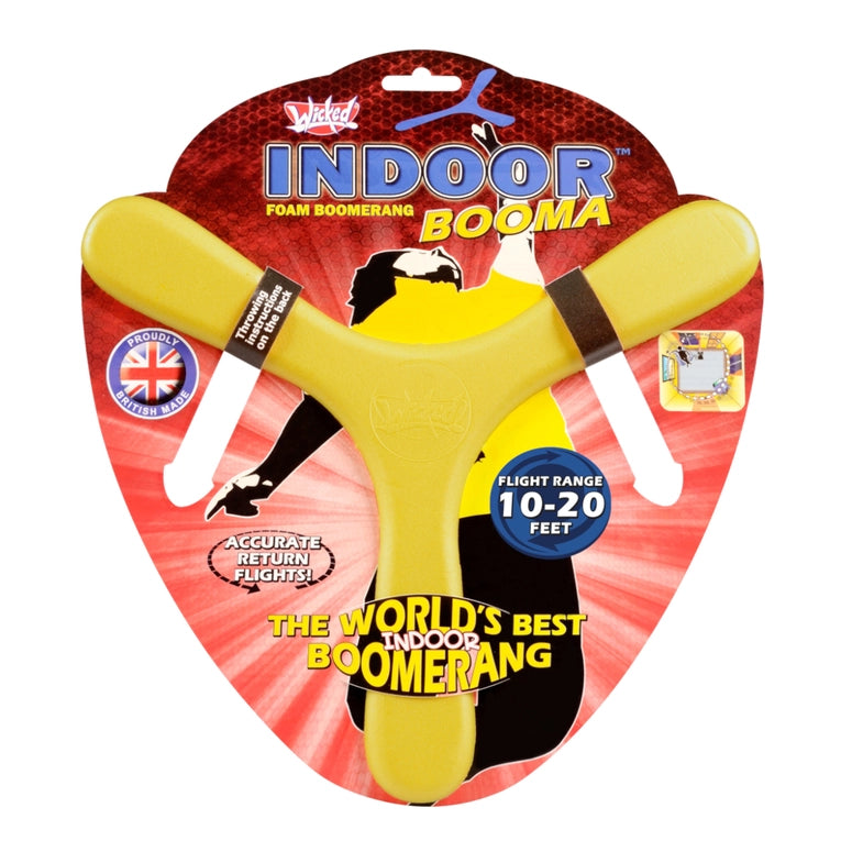 Wicked Indoor Booma - the World's Best Indoor Boomerang