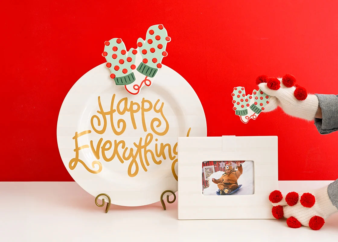 HAPPY EVERYTHING! POM POM MITTENS MINI ATTACHMENT