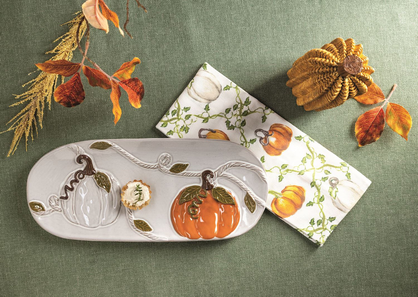 MUD PIE GATHER HOSTESS TRAY SET
