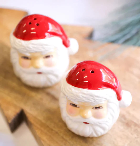 Mary Square Vintage Santa Salt & Pepper Shakers