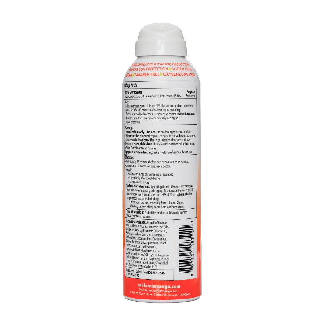 California Mango Sunscreen SPF 30 - 6.5 Oz