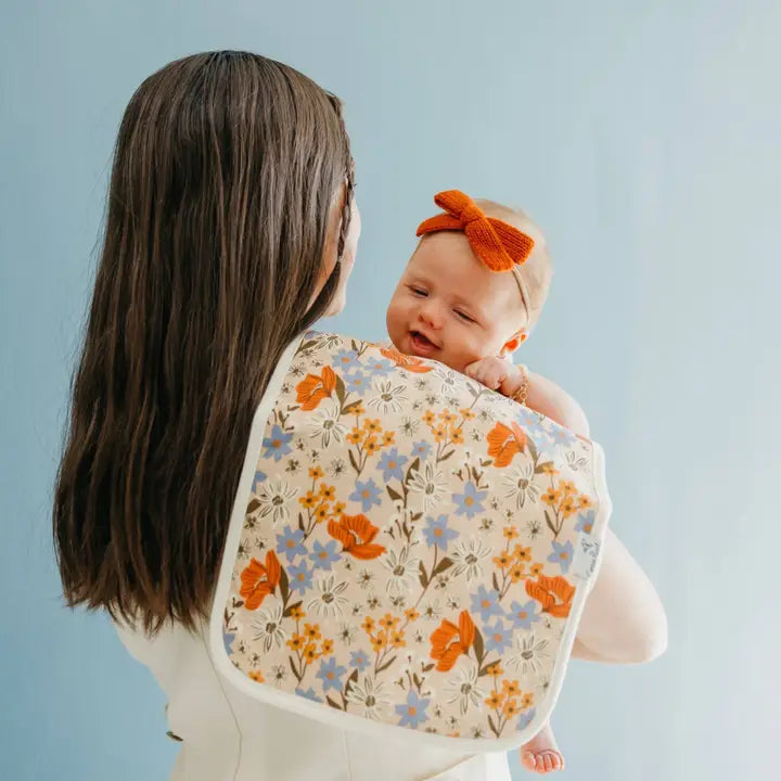 Copper Pearl Premium Burp Cloths - Eden