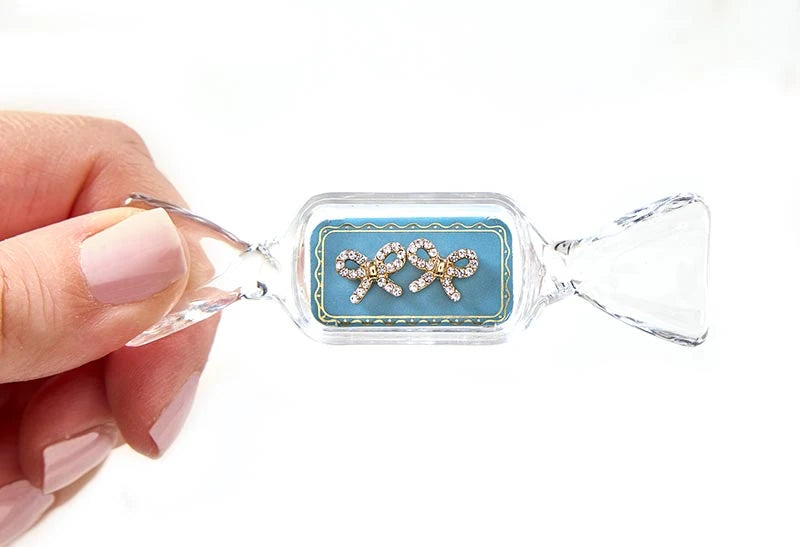 The Candy Dish Earrings - Blue