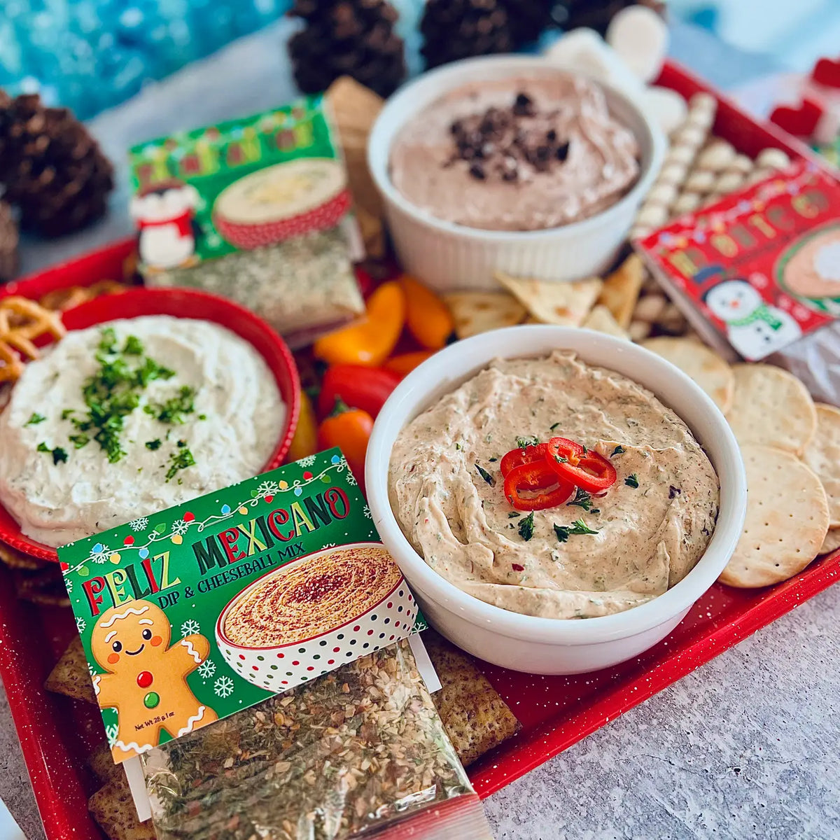 Carmie's Kitchen Ho Ho Hot Cocoa Cheesecake Dip Mix - Holiday Collection