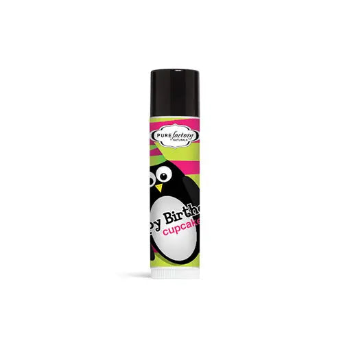 PUREfactory Naturals Happy Birthday Cupcake, Lip Balm (.15 oz)