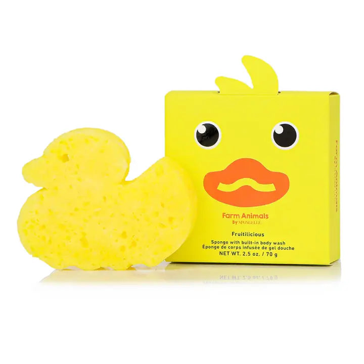 Spongelle Danny Duck Farm Animals Sponge