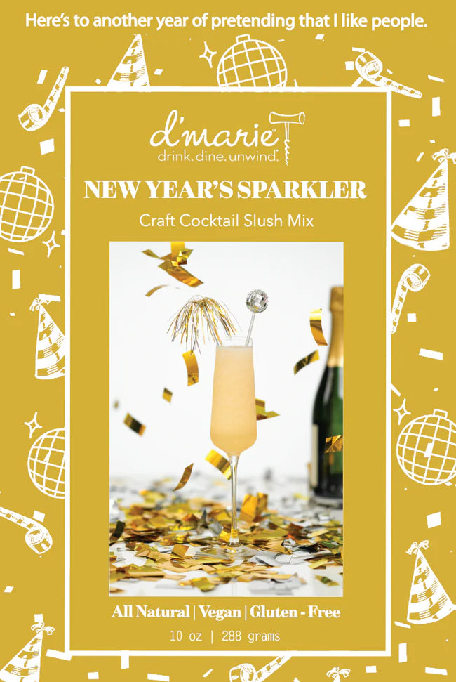 d'marie Inc. New Year's Sparkler Cocktail Slush Mix