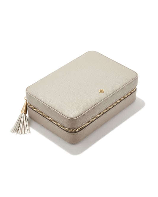 Kendra Scott Medium Travel Jewelry Case in Taupe