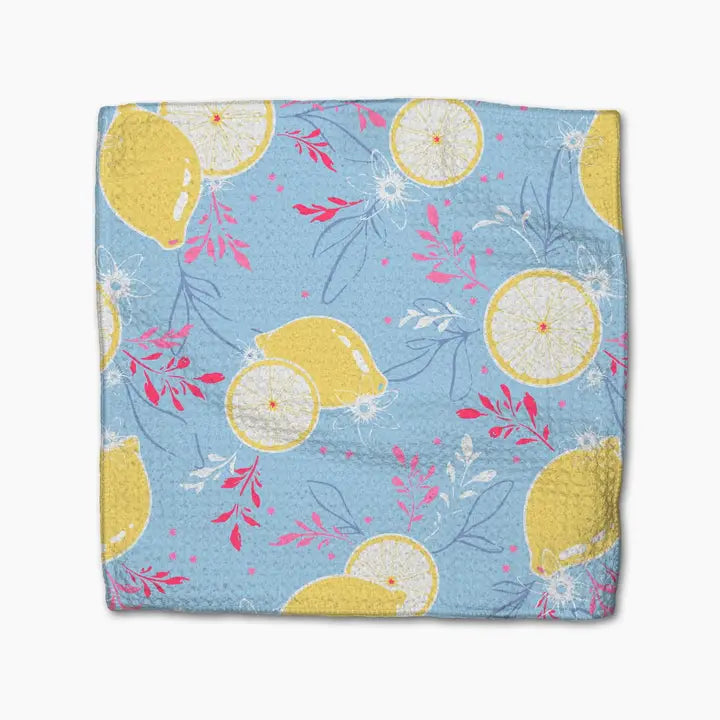 Geometry Lemon Pop Dishcloth Set