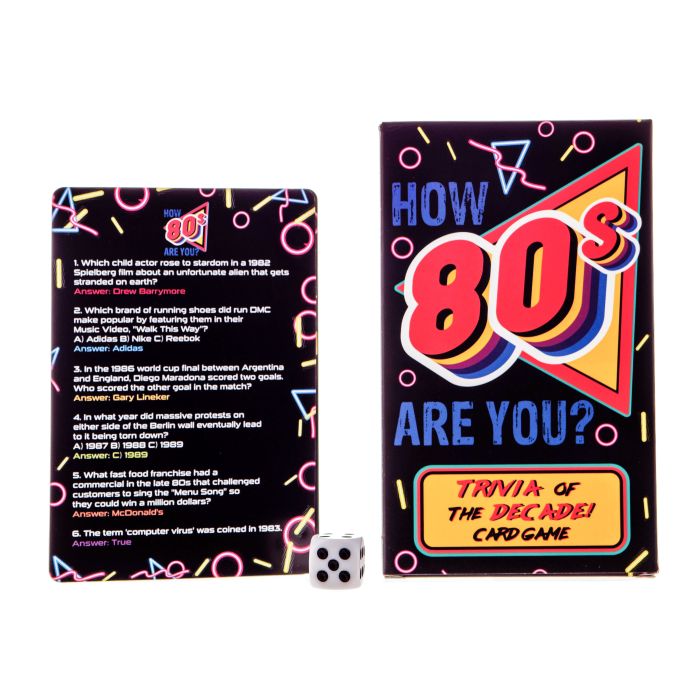 How 80s Are You? 80s Trivia Cards