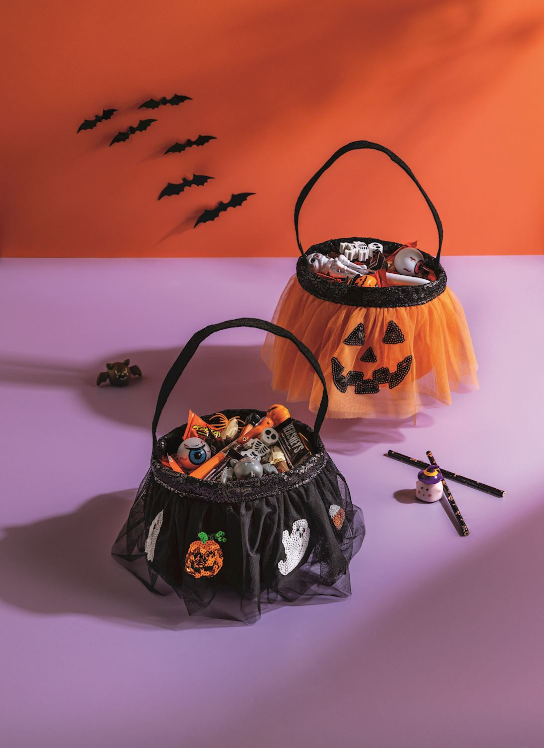 MUD PIE HALLOWEEN TUTU TREAT BUCKETS